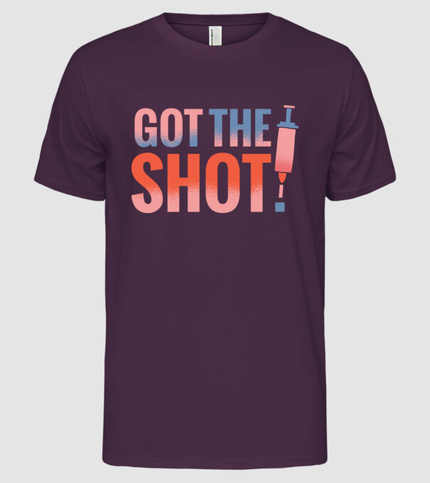 Am fost vaccinat model mov pe tricou
