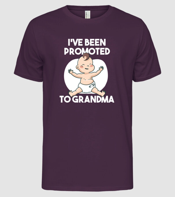 Am devenit bunică model mov pe tricou