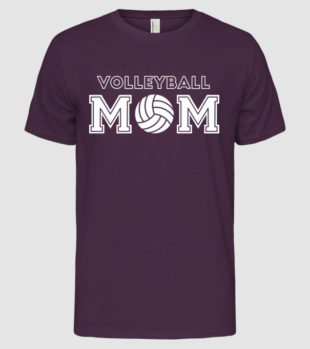 Mamă voleibalistă model mov pe tricou