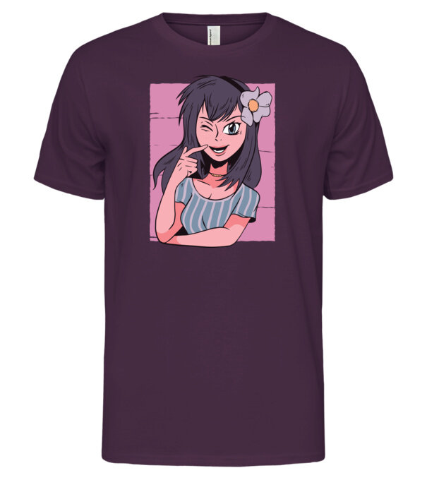 model  pe tricou