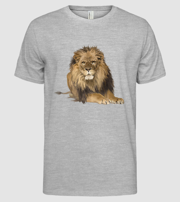 lion king model gri pe tricou