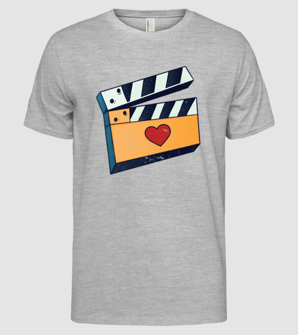 Cinema Film model gri pe tricou