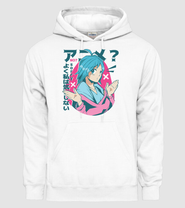 Tricou Anime model alb pe tricou