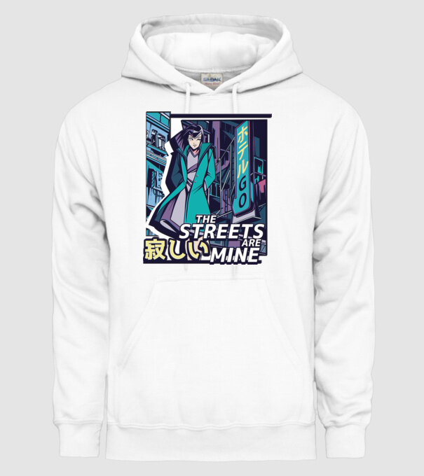 Anime Vaporwave benzi desenate model alb pe tricou