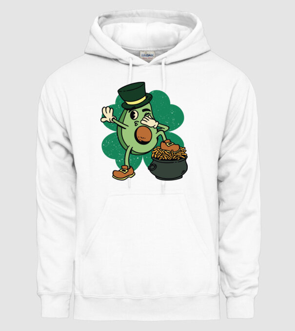 Avocado St. Patrick DAB model alb pe tricou