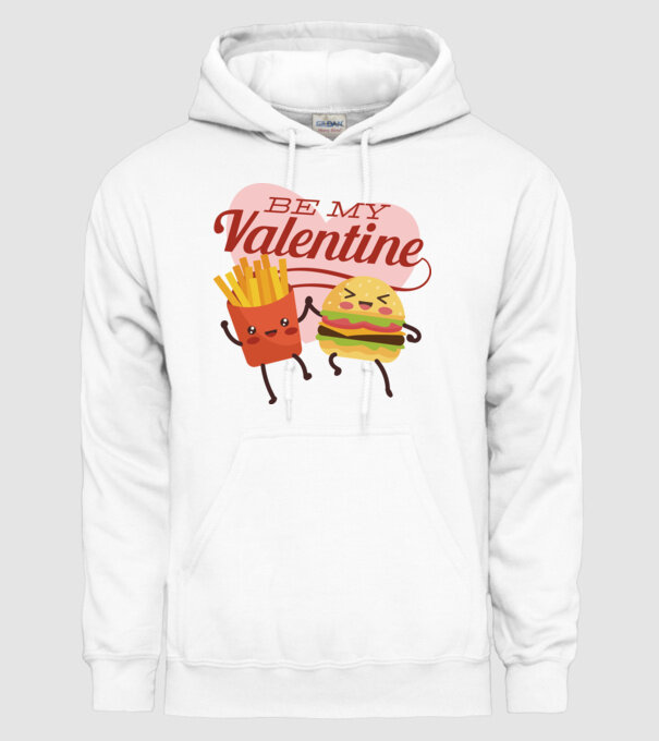 Be my Valentine - Fii dragostea mea tricou pentru Valentine s Day model alb pe tricou