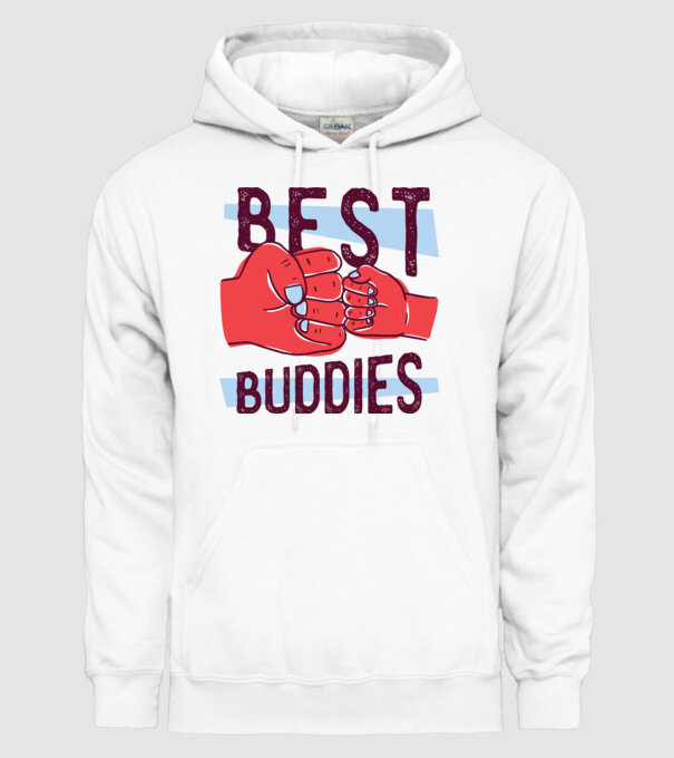 Best Buddies - Cei mai buni prieteni model alb pe tricou