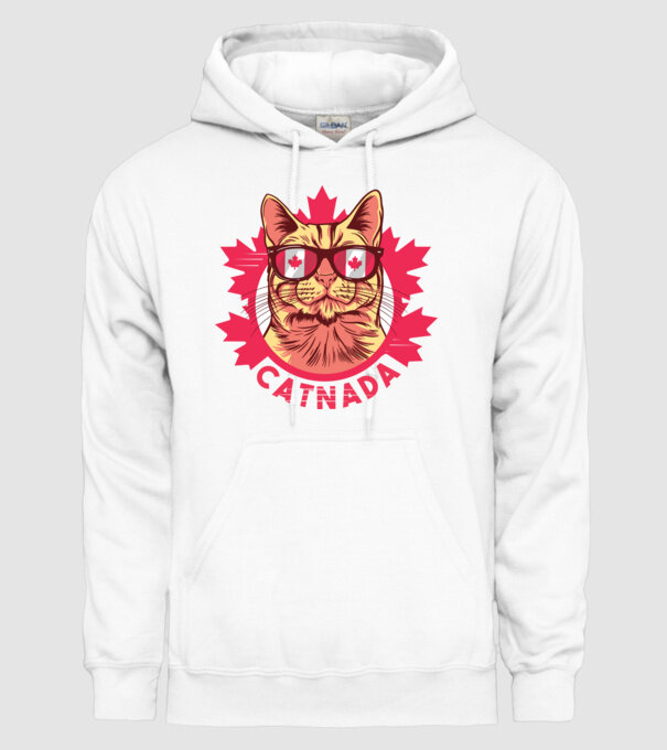 Catnada model alb pe tricou