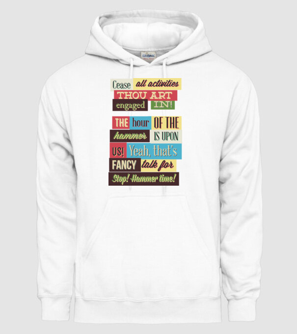 Cease all activities thou art engaged in model alb pe tricou