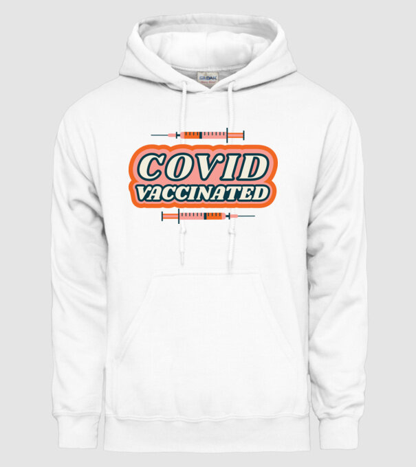 Vaccin Covid model alb pe tricou