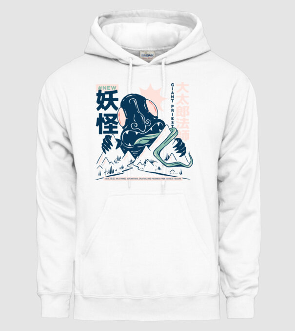 Daidarabotchi Yokai Anime model alb pe tricou