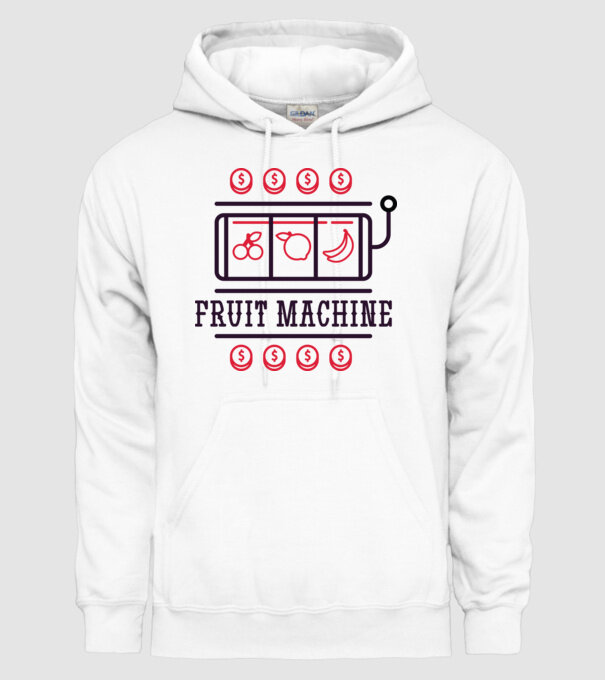 Fruit Machine Slot Machine model alb pe tricou