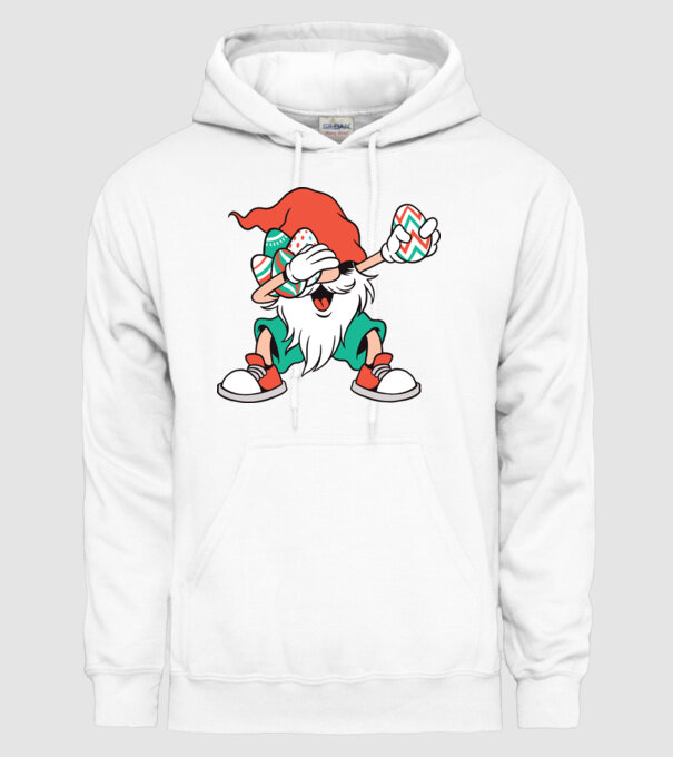Elf de Paște DAB model alb pe tricou