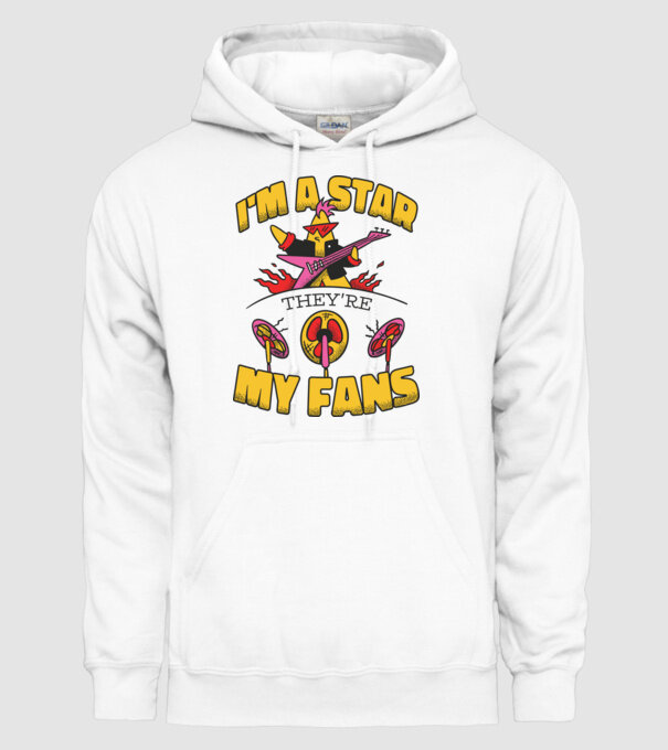 'I''m a Star, They''re my Fans' model alb pe tricou
