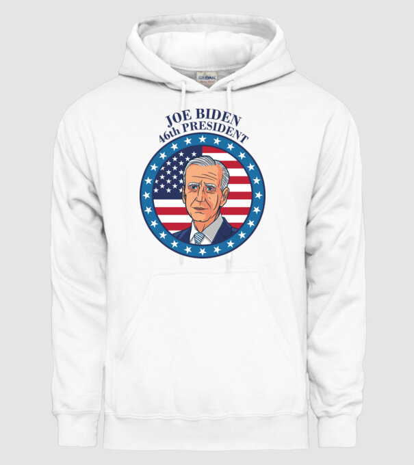 Joe Biden cel de-al 46-lea președinte al SUA model alb pe tricou