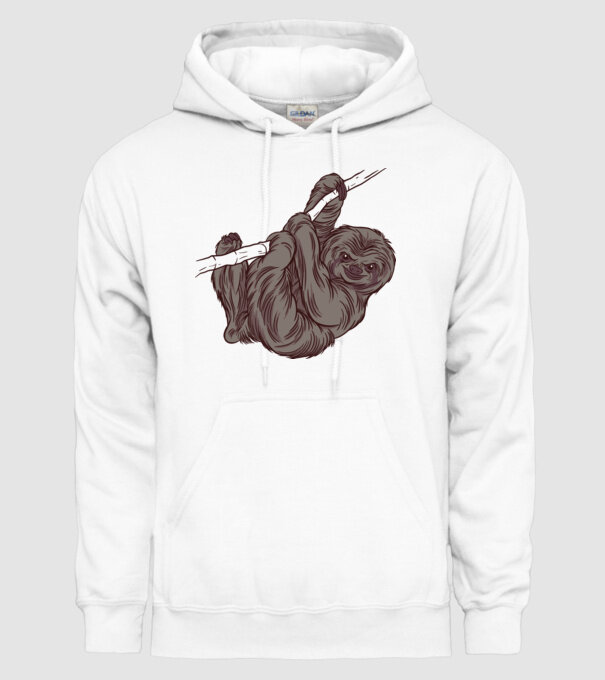 Leneș model alb pe tricou