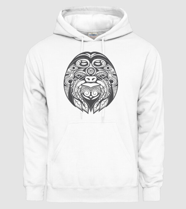 Motiv Leneș model alb pe tricou