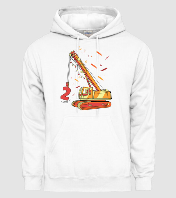 Prindere 2nd Birthday model alb pe tricou
