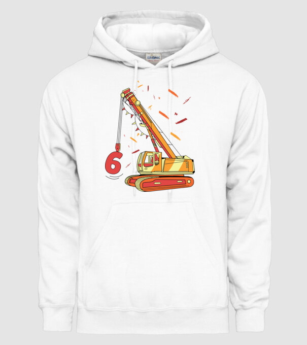 Prindere 6th Birthday model alb pe tricou