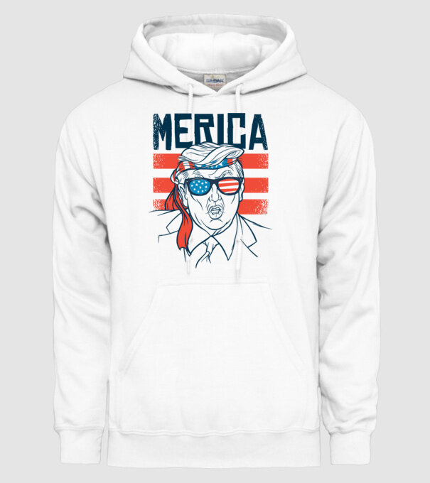 Merica Trump 2020 Usa model alb pe tricou