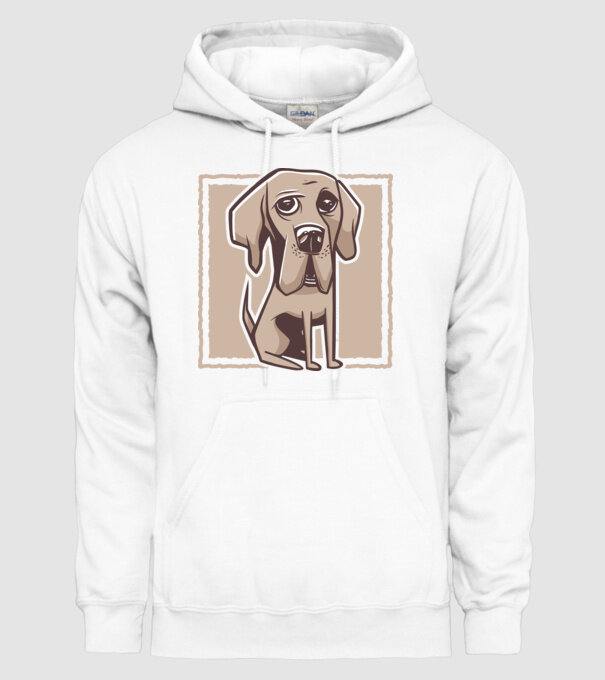 Câine Mastiff german model alb pe tricou