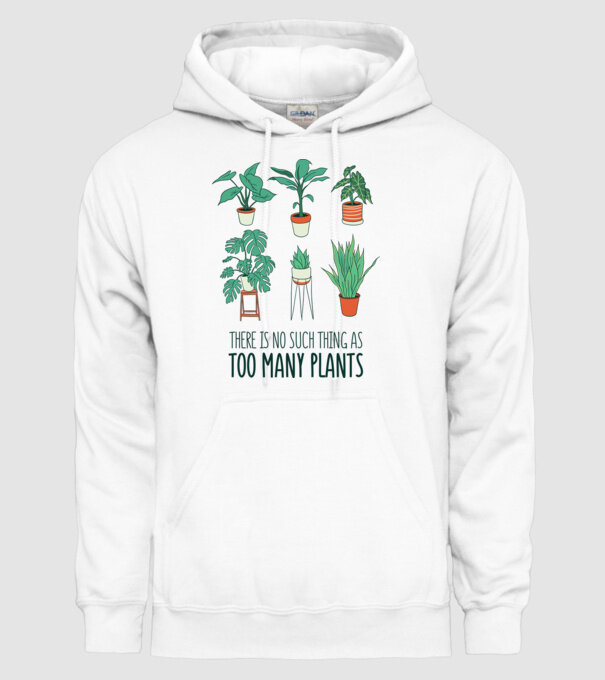 Este imposibil să existe prea multe plante model alb pe tricou