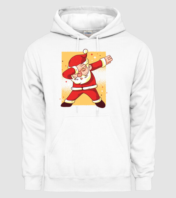 Santa DAB Moș Crăciun model alb pe tricou
