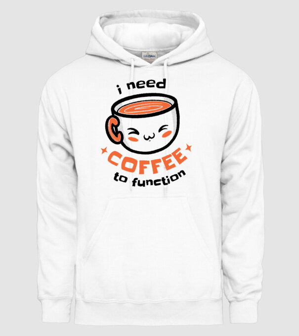 Am nevoie de cafea model alb pe tricou