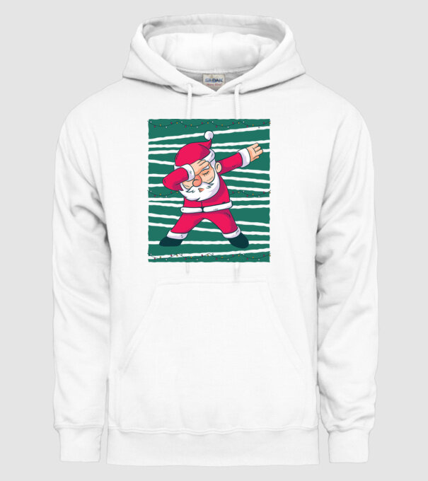 Moș Crăciun DAB Crăciun model alb pe tricou