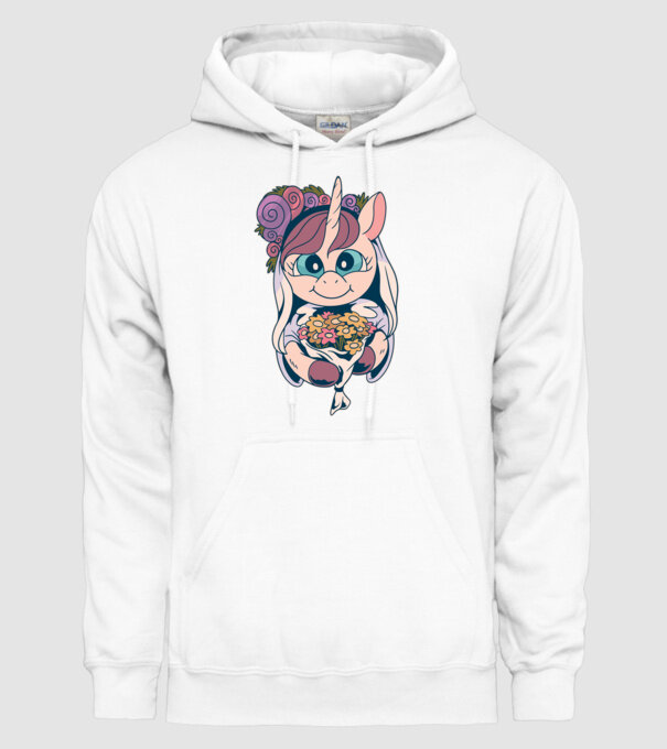 Unicorn Mireasă model alb pe tricou