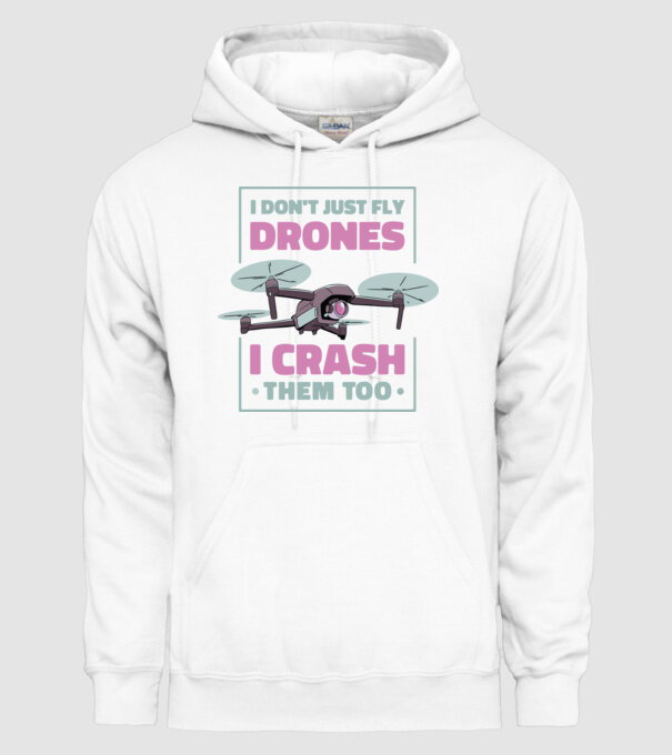 Tricou drone model alb pe tricou