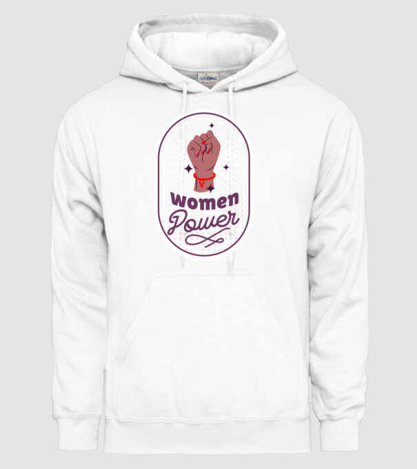 Women Power Ziua Femeii model alb pe tricou