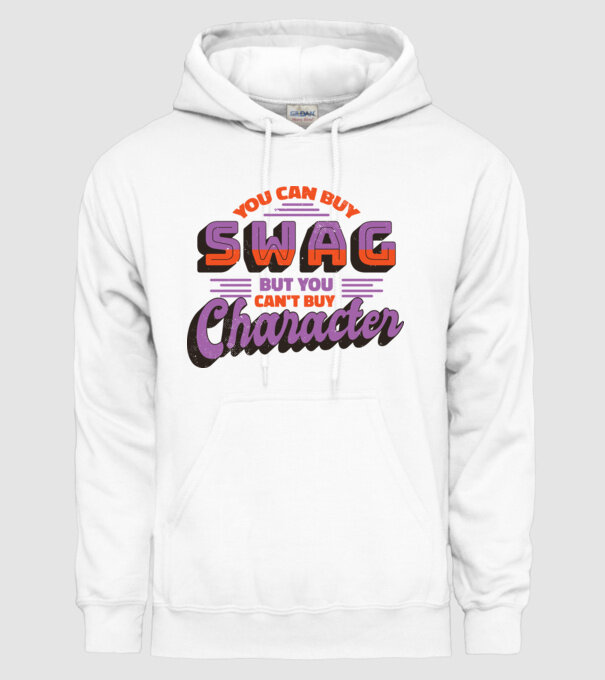 You can buy swag but you cant buy character model alb pe tricou