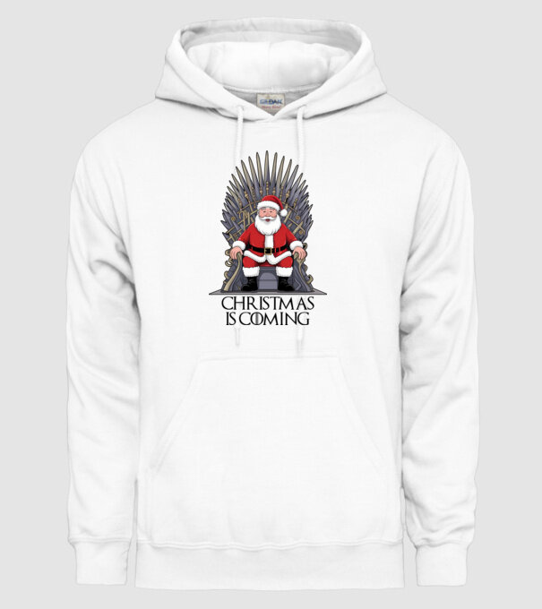 Christmas is Coming Alb model alb pe tricou