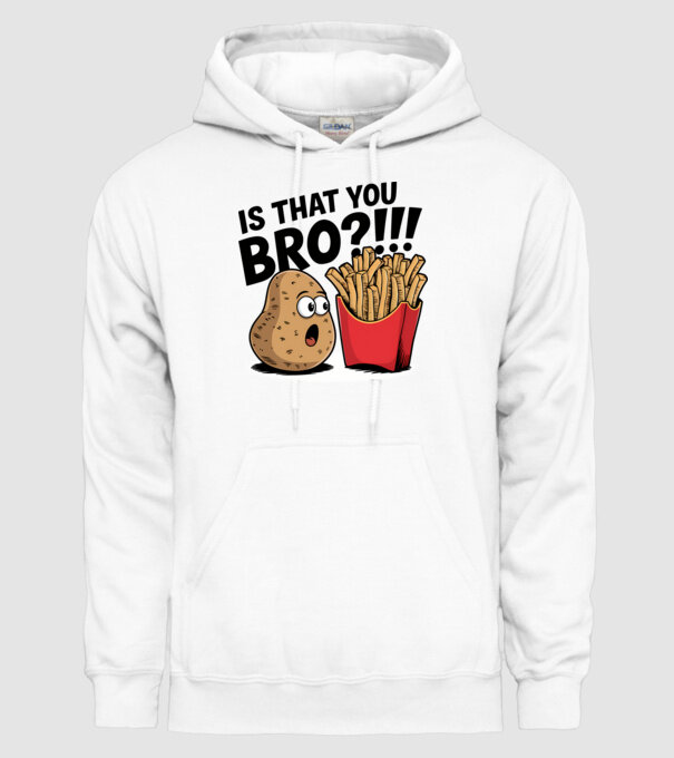 Is that you BRO?!! Alb model alb pe tricou