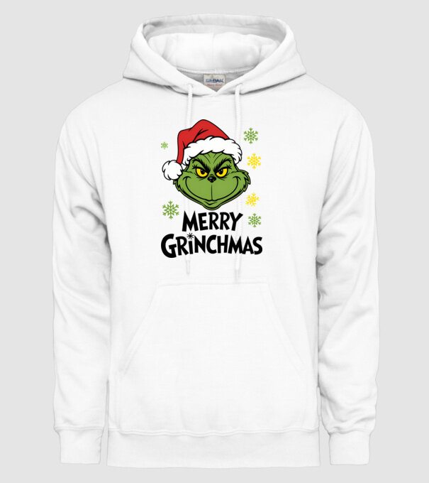 Merry Grinchmas Alb model alb pe tricou