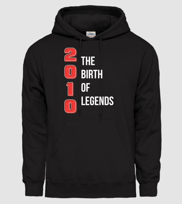 2010 the birth of legends model negru pe tricou