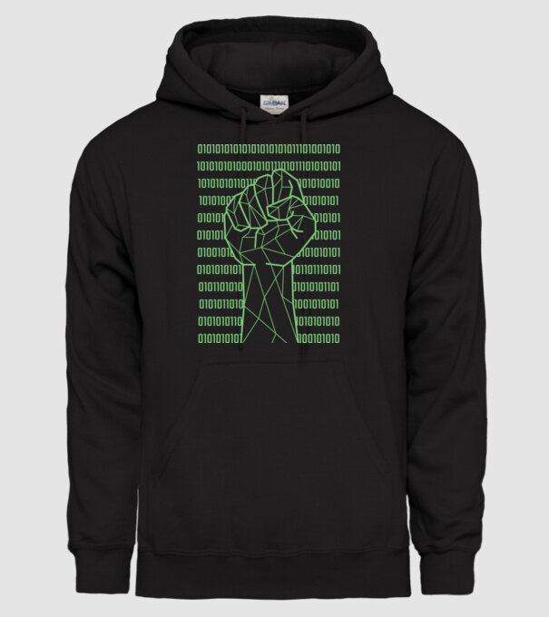 Pumn binar model negru pe tricou