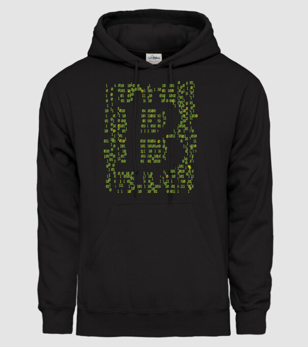 Bitcoin Matrice model negru pe tricou