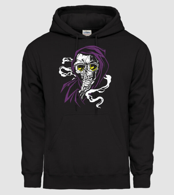 Ucigaș tăcut model negru pe tricou