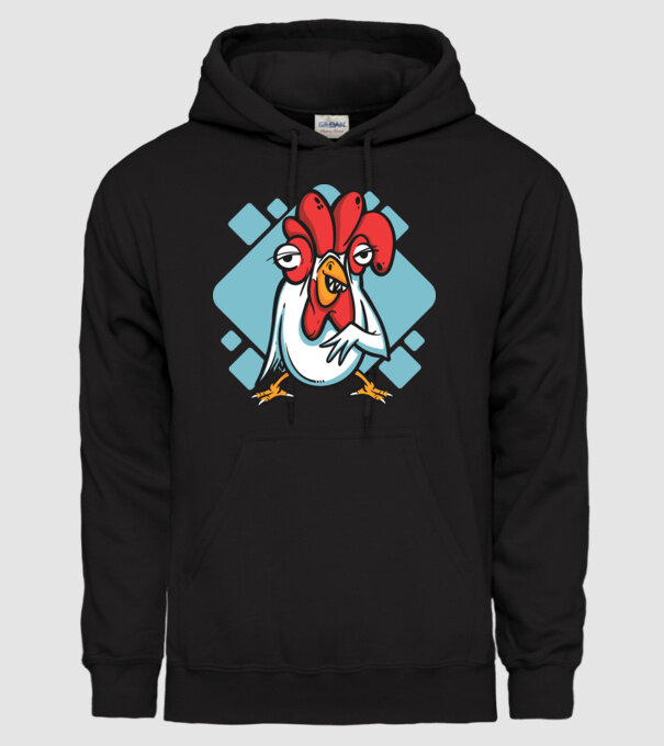 Pui model negru pe tricou