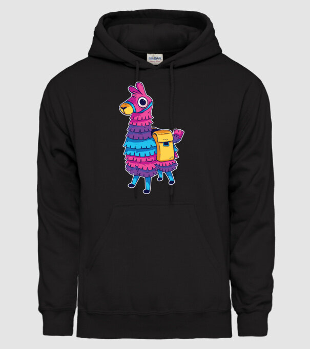 Fortnite LLama - Tricou gamer cu lama model negru pe tricou