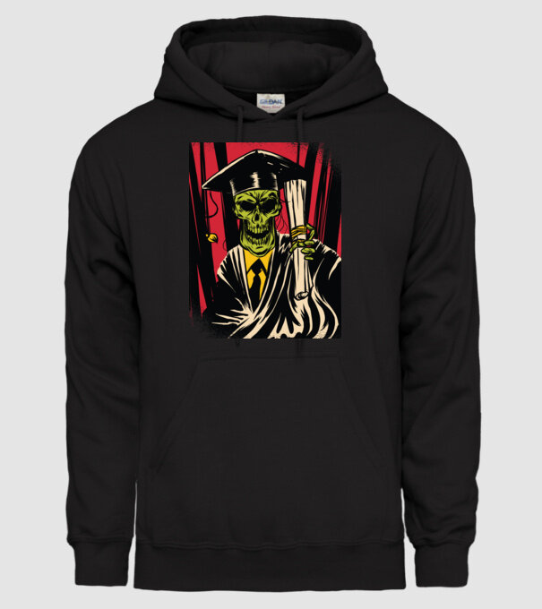 Proaspăt absolvent Absolvire model negru pe tricou