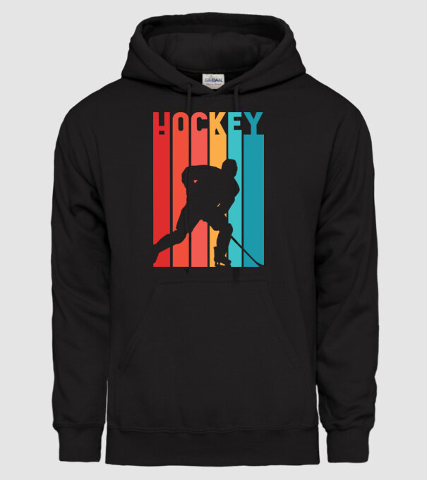 Hochei Retro model negru pe tricou