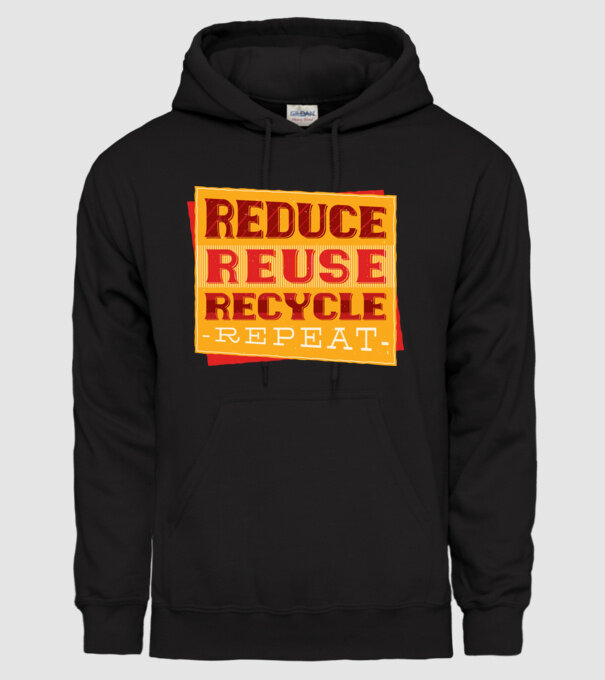 Protecția mediului model negru pe tricou