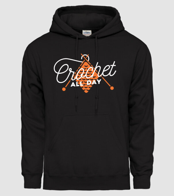 Tricotat pe tot parcursul zilei model negru pe tricou