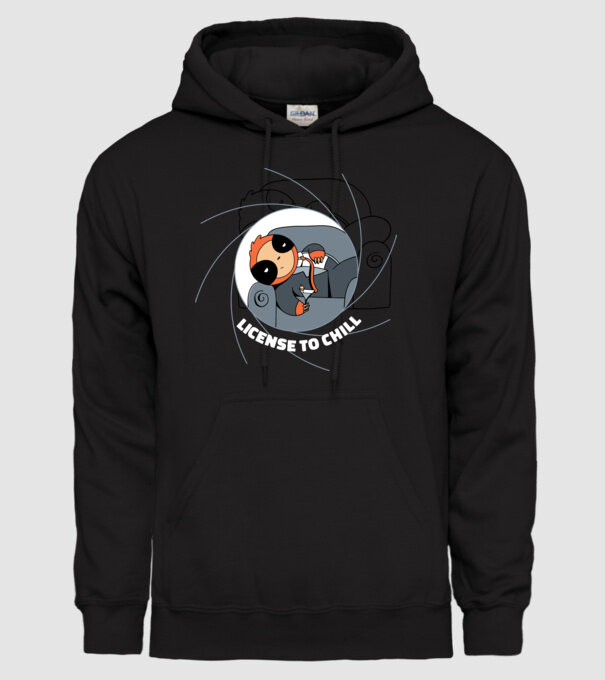 Leneș Bond 007 model negru pe tricou