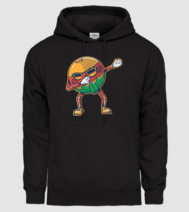 Dubă DAB cărți de joc maghiare model negru pe tricou