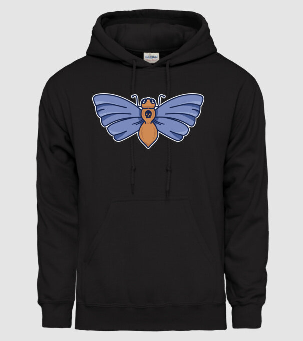 Molie model negru pe tricou
