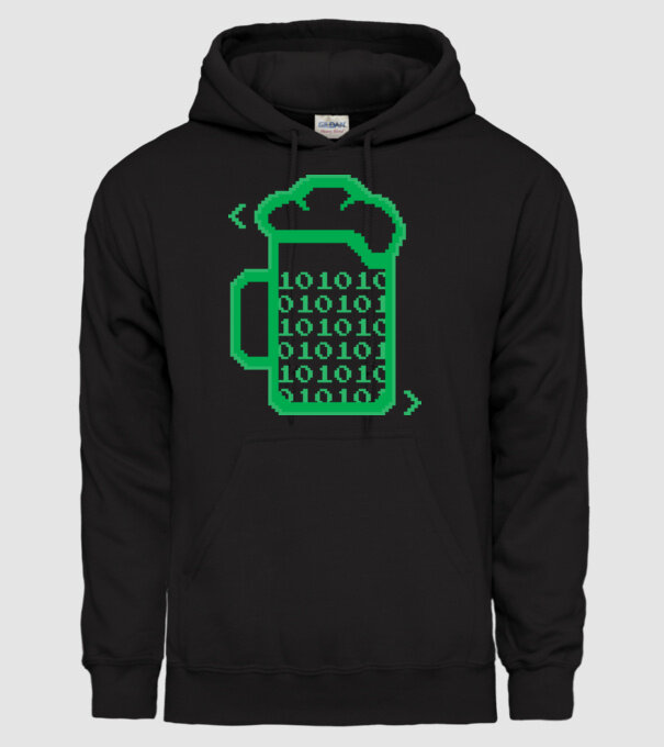 Bere Programator model negru pe tricou